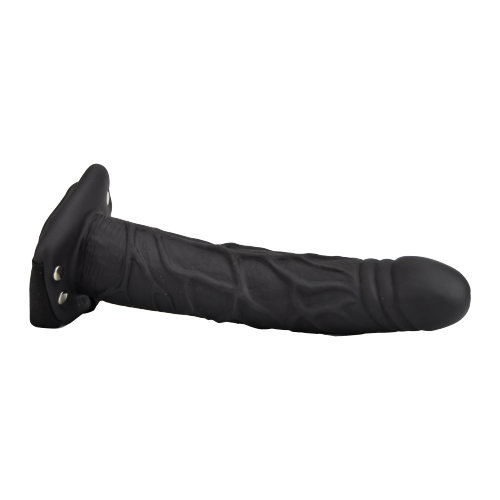 Loving Joy 9 Inch Hollow Strap On Black - Image 2