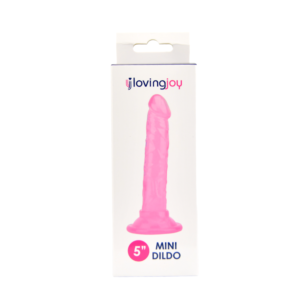 Loving Joy 5 Inch Beginners Dildo Pink - Image 7