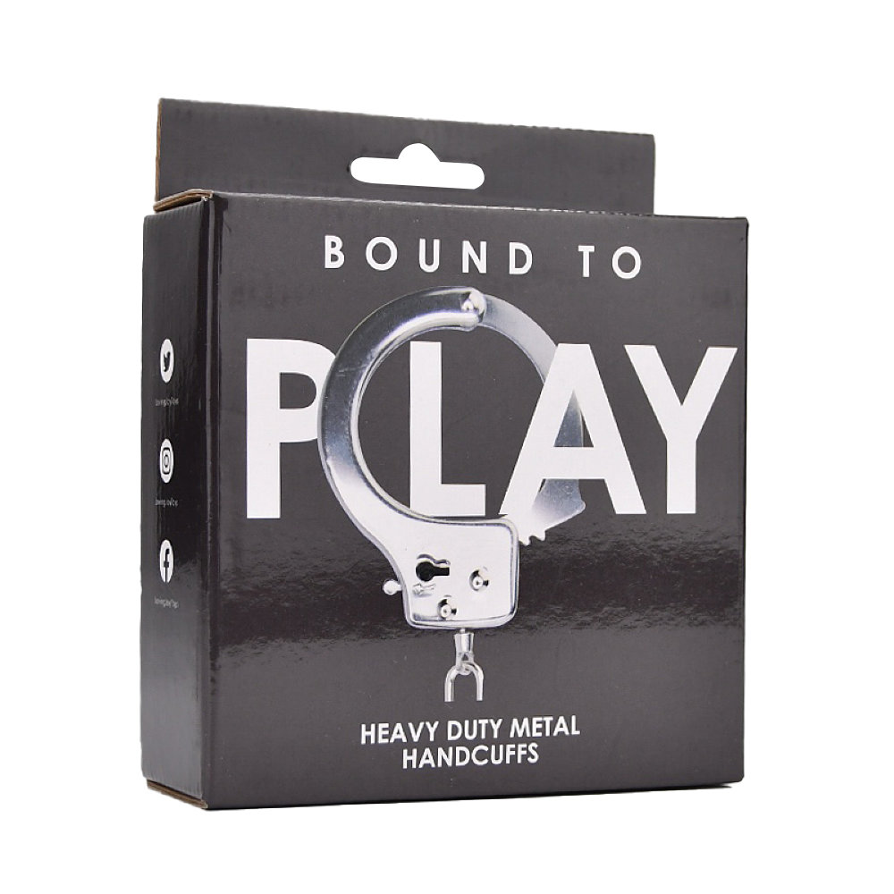 Bound to Play. Heavy Duty Metal Handcuffs - Image 8