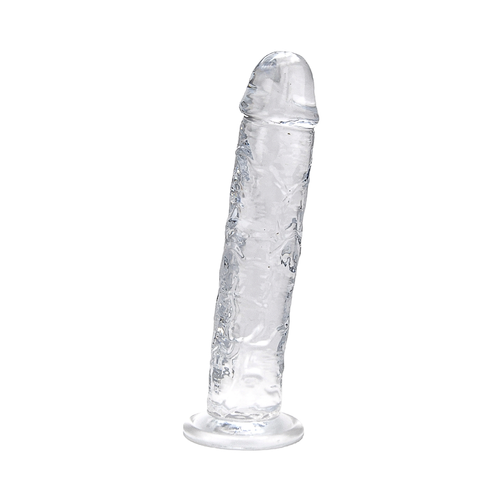 Loving Joy 8.5 Inch Suction Cup Dildo Clear - Image 4