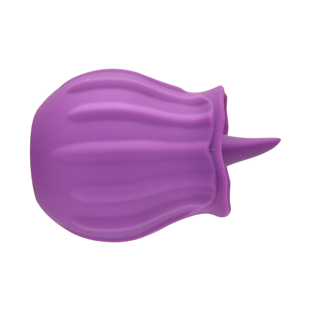 Loving Joy Rose Licking Clitoral Vibrator Purple - Image 2