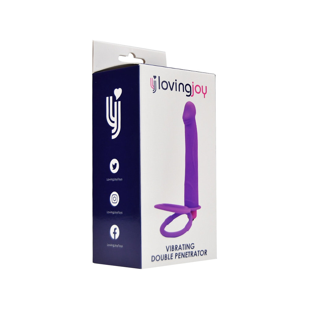 Loving Joy Double Penetration Strap On Vibrator - Image 4