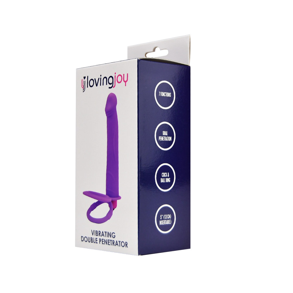 Loving Joy Double Penetration Strap On Vibrator - Image 5
