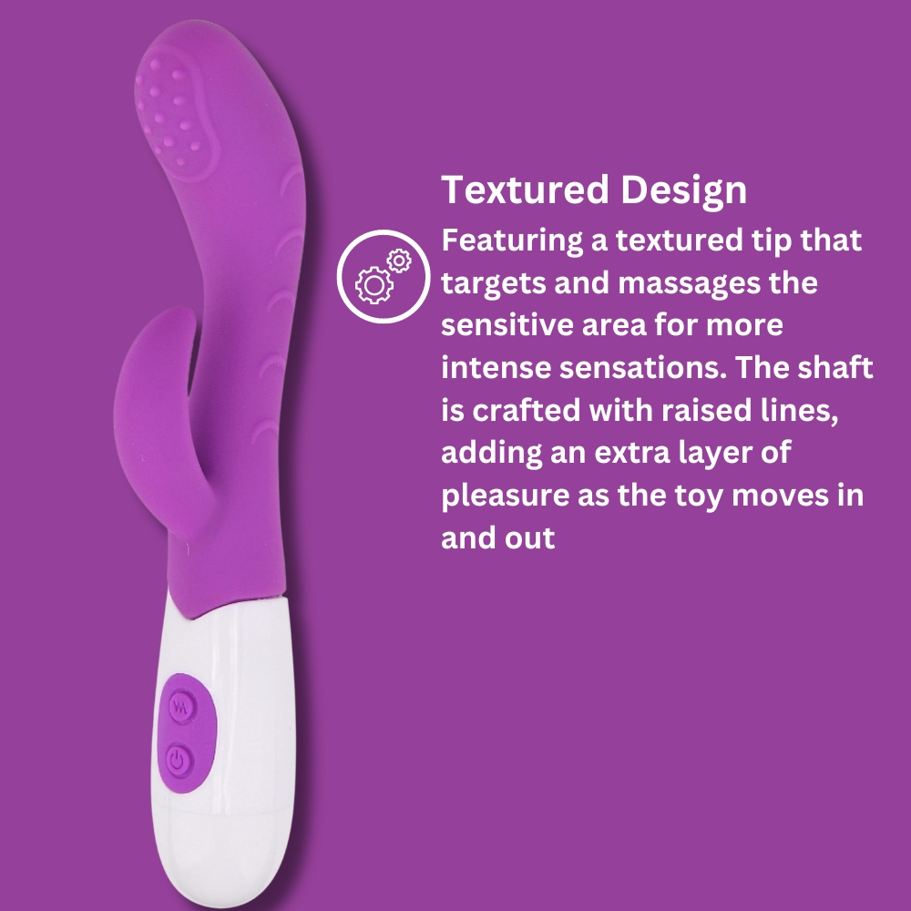 Jessica Rabbit Textured Rabbit Vibrator - Image 6