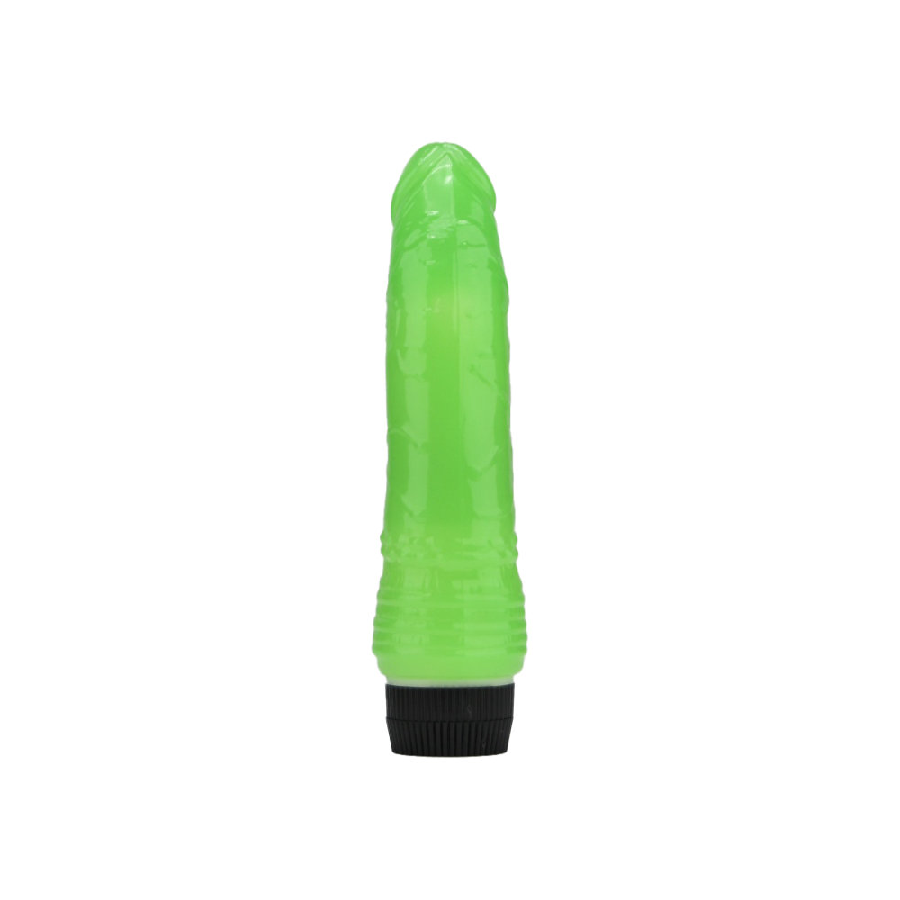 Loving Joy 7 inch Realistic Vibrator Glow in the Dark - Image 2