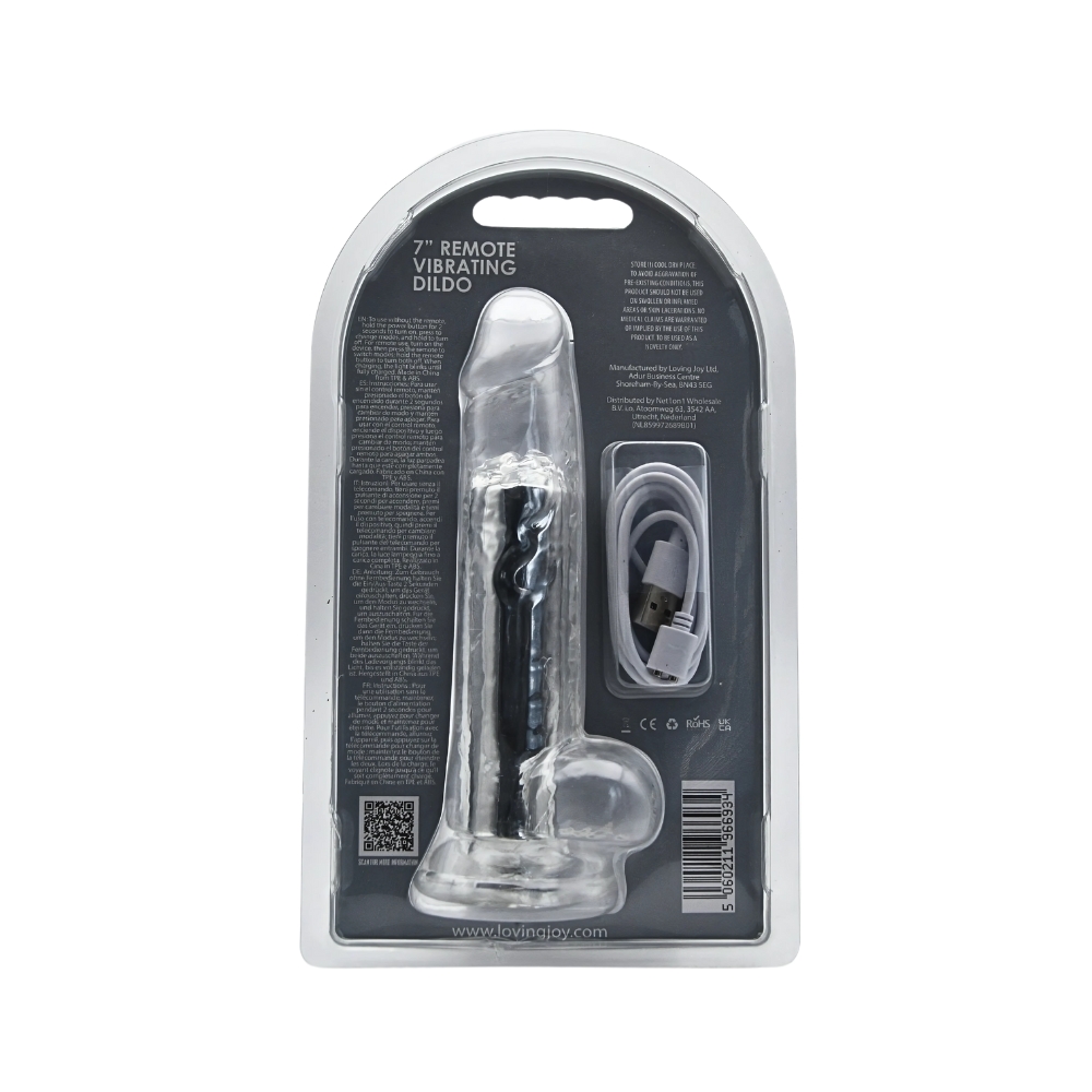 Loving Joy 7 Inch Remote Vibrating Dildo - Image 10