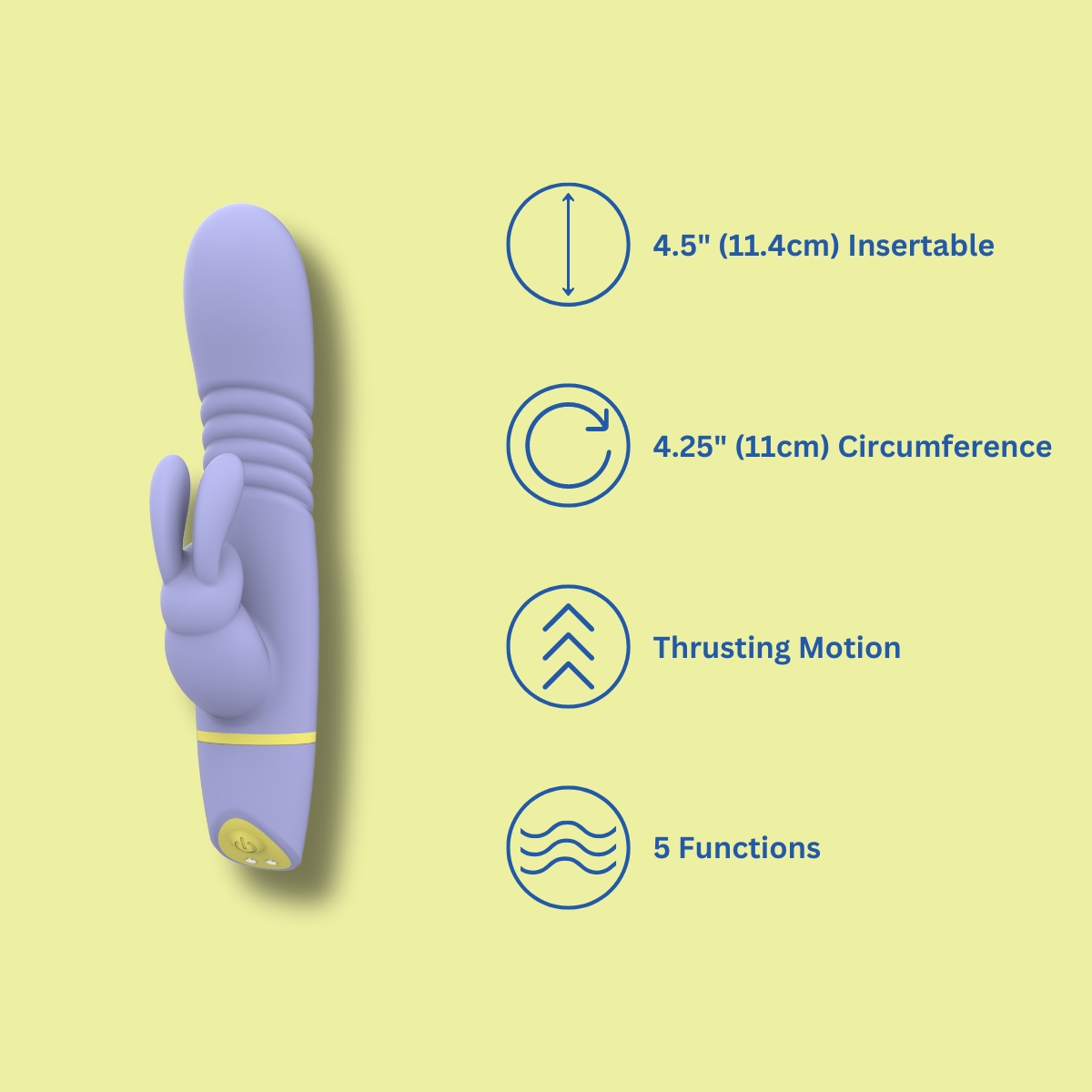 Mina Tide Thrusting Rabbit Vibrator - Image 4