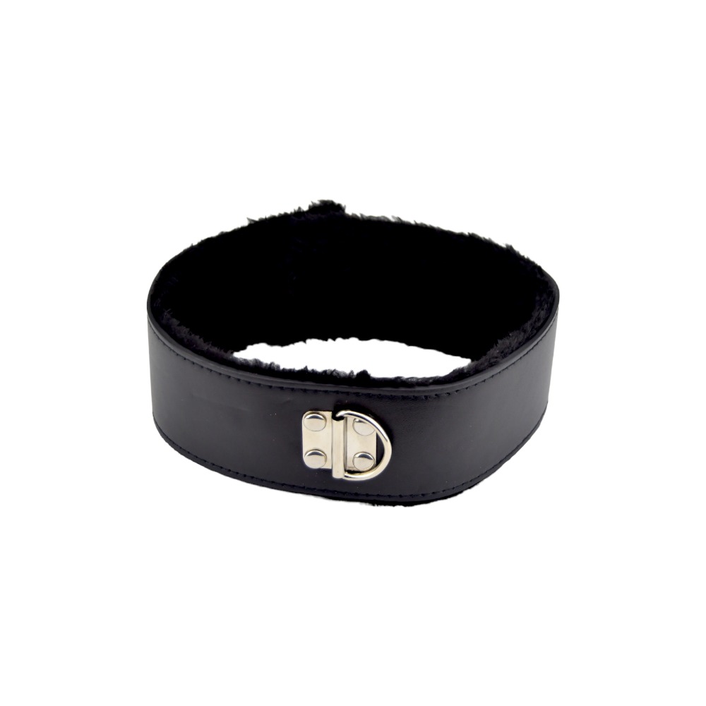 Bound to Please Furry Collar with Leash Black - Image 5