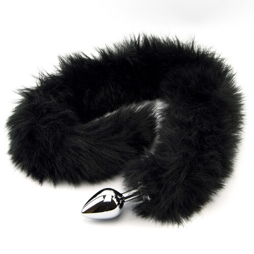 Furry Fantasy Black Panther Tail Butt Plug - Image 2