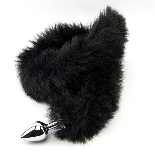 Furry Fantasy Black Panther Tail Butt Plug - Image 4