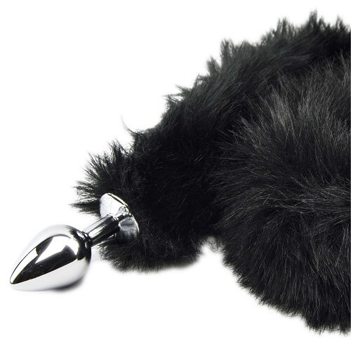 Furry Fantasy Black Panther Tail Butt Plug - Image 6