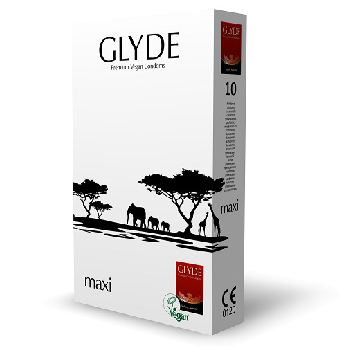 Glyde Ultra Maxi Vegan Condoms 10 Pack - Image 2