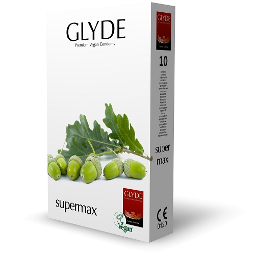 Glyde Ultra Super Max Vegan Condoms 10 Pack - Image 2