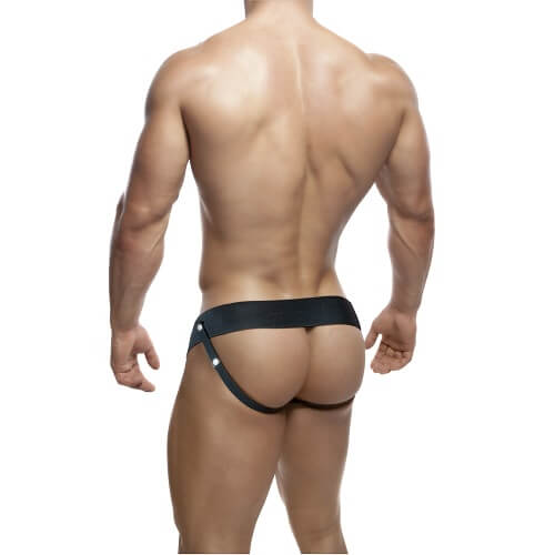 Unisex Hollow Strap-On 6 Inch Black - Image 2