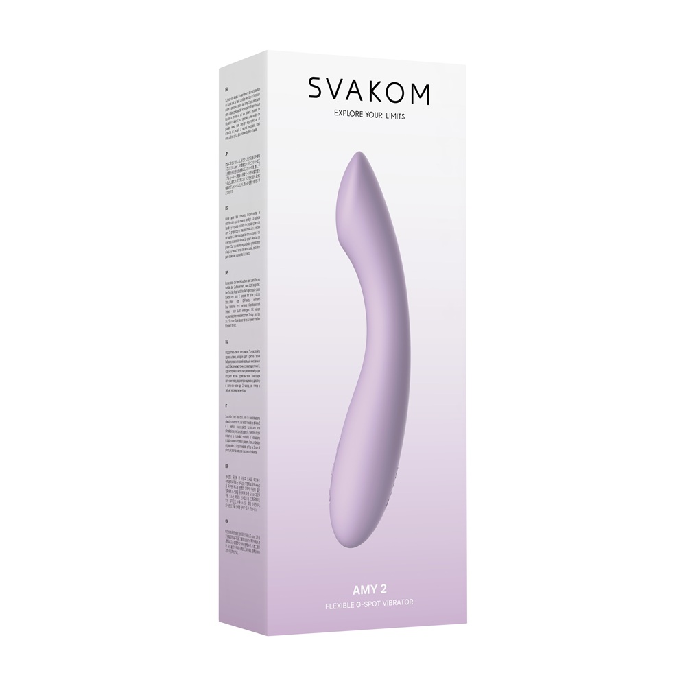 Svakom Amy 2 G-Spot and Clitoral Vibrator Lilac - Image 6