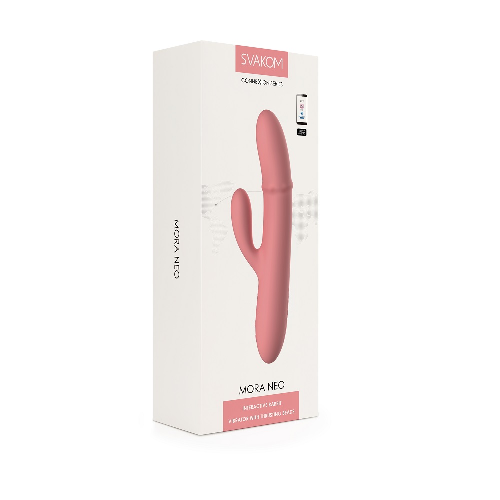 Svakom Mora Neo Interactive Rabbit Vibrator with Thrusting Beads - Image 8