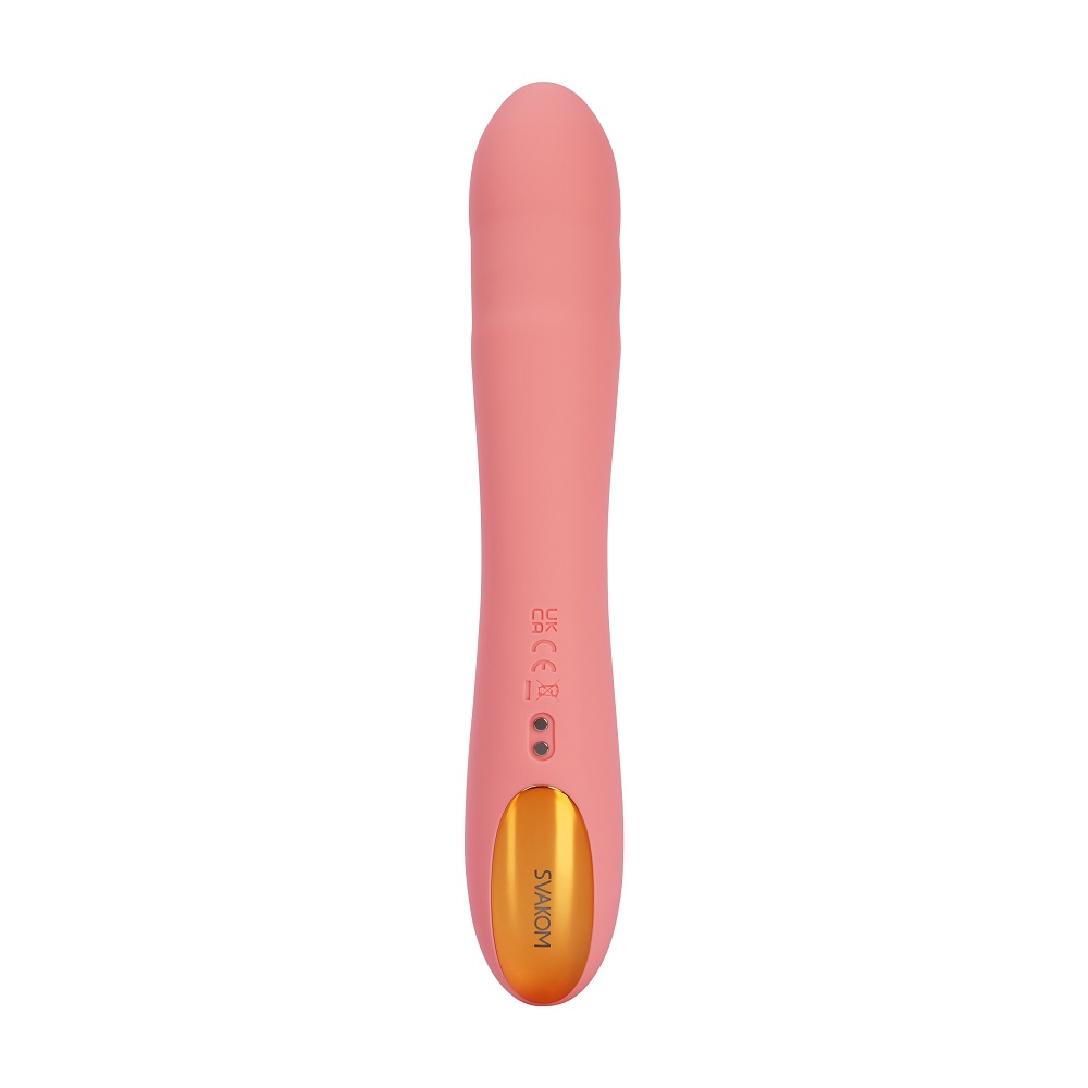 Svakom Ava Neo Interactive Thrusting Vibrator Pink - Image 5