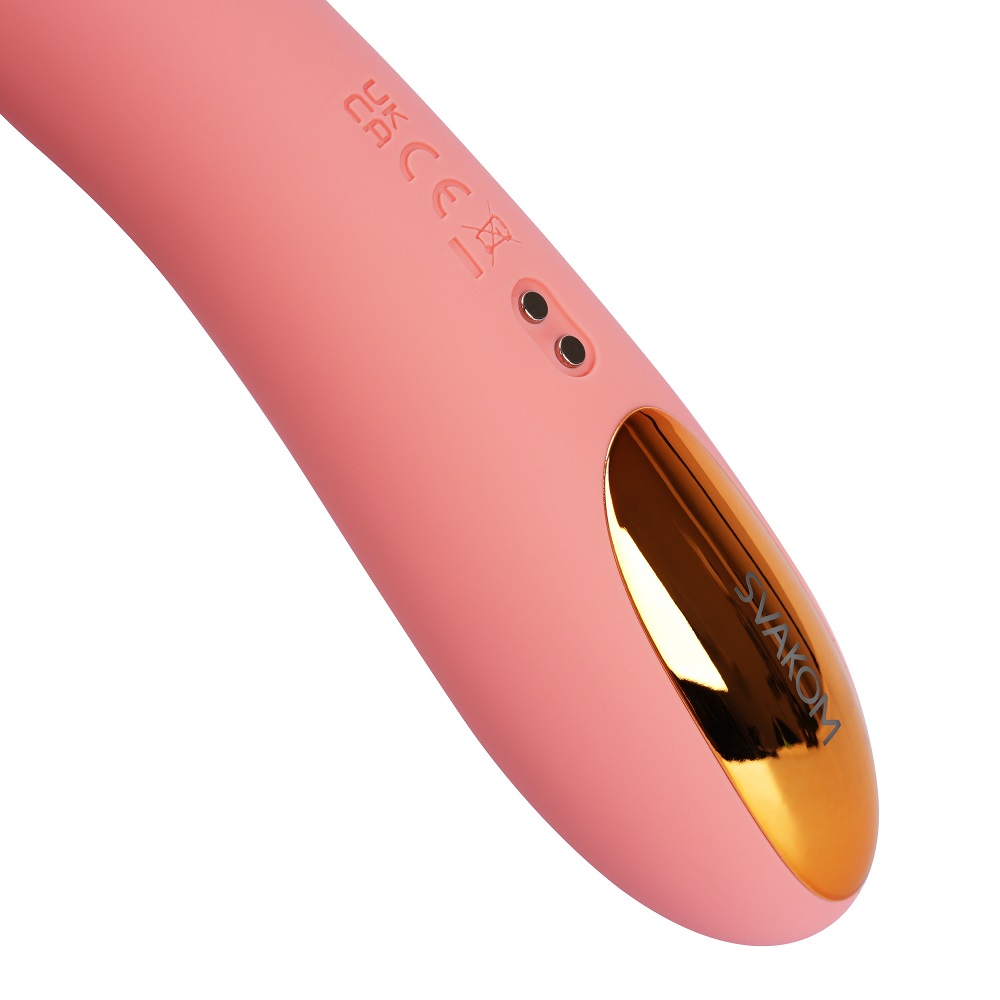 Svakom Ava Neo Interactive Thrusting Vibrator Pink - Image 6