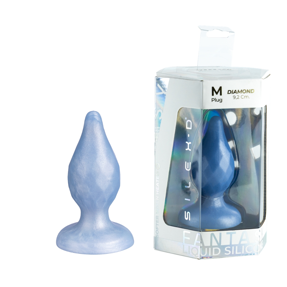 SilexD Fantasy Collection Diamond Butt Plug Medium - Image 6