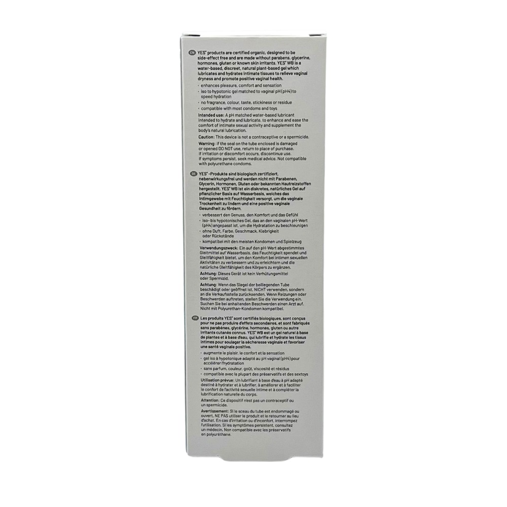 YES Organic Water Based Personal Lubricant-100ml - Image 3